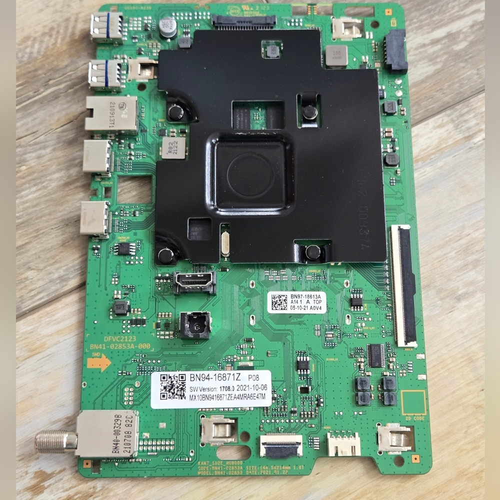Samsung Damaged New Main board 85" Flat screen TV UN85AU8000FXZA Nov/Oct 2021